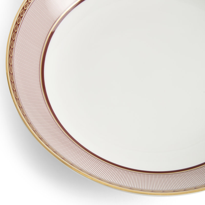 Splendour Red Deep Plate 8.6in