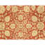 Tapis rouge et beige noué à la main de haute qualité