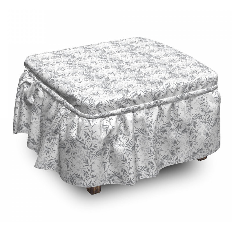 Housse pour repose-pieds romantique de terrain rural