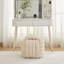 Repose-pieds en tissu Chenille