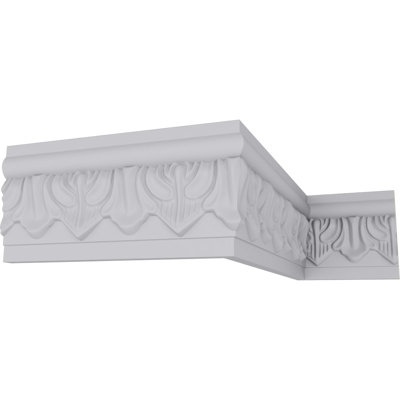 Moulure à panneau en acanthe Tirana H 2 3/4 po x P 5/8 po x L 94 1/2 po