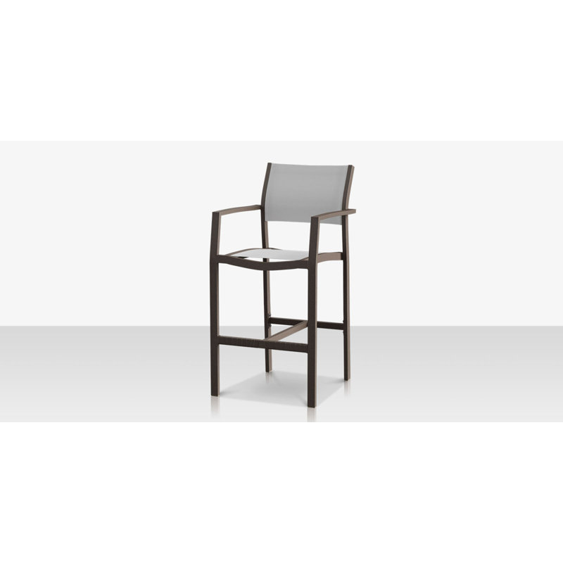 Chaise de bar Fusion, Gris Tex, Gris nuageux