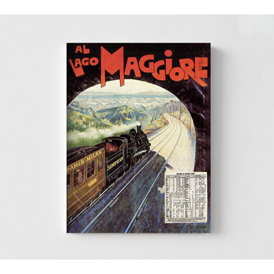 «Train Travel», affiche rétro, impression murale rétro, impression rétro