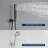 Rain Dual Shower Head 2.5 GPM GPM-61567073