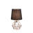 11.25" Copper Metal Table Lamp "Wesley Geometric", Copper
