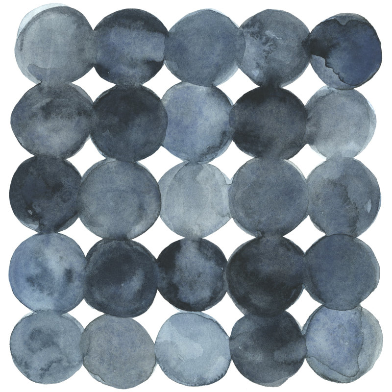 Bleu gris densité II, H 30 po x l 30 po