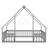 House-Shaped Floor Bed With Fence, Guardrails-1607430049-1607430048