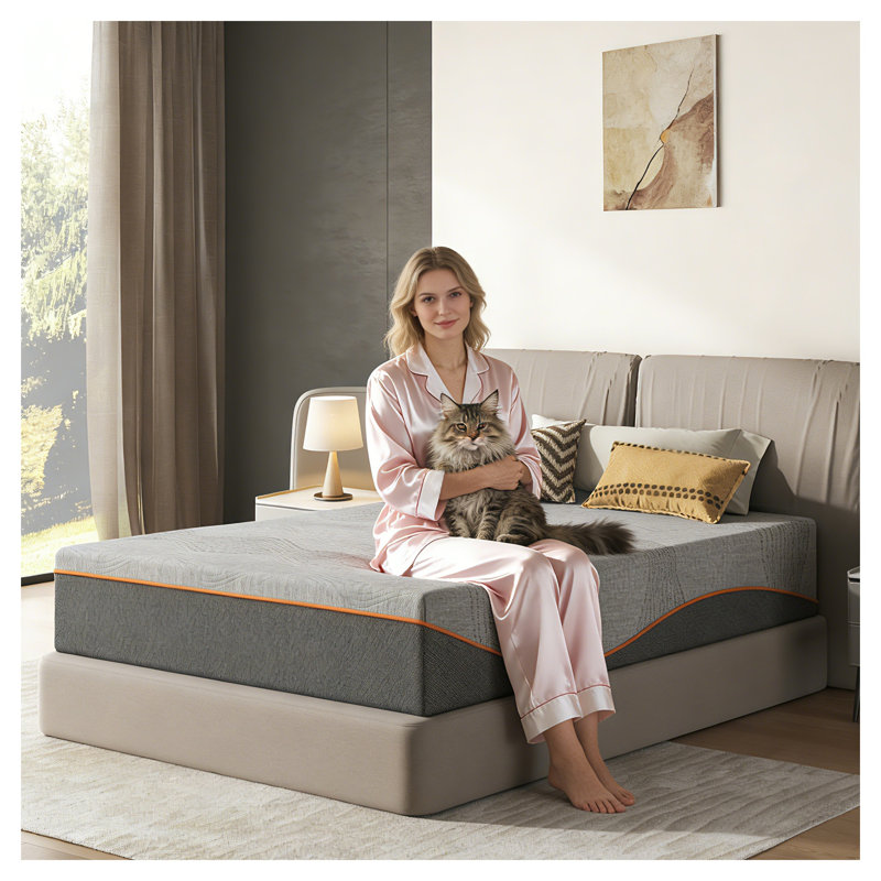 Matelas en mousse à mémoire de forme avec infusion de thé vert Wayfair Sleep