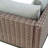 Hesse 78.8 " W L-Shaped Powder Coated Steel and Wicker Patio Sectional with Cushions