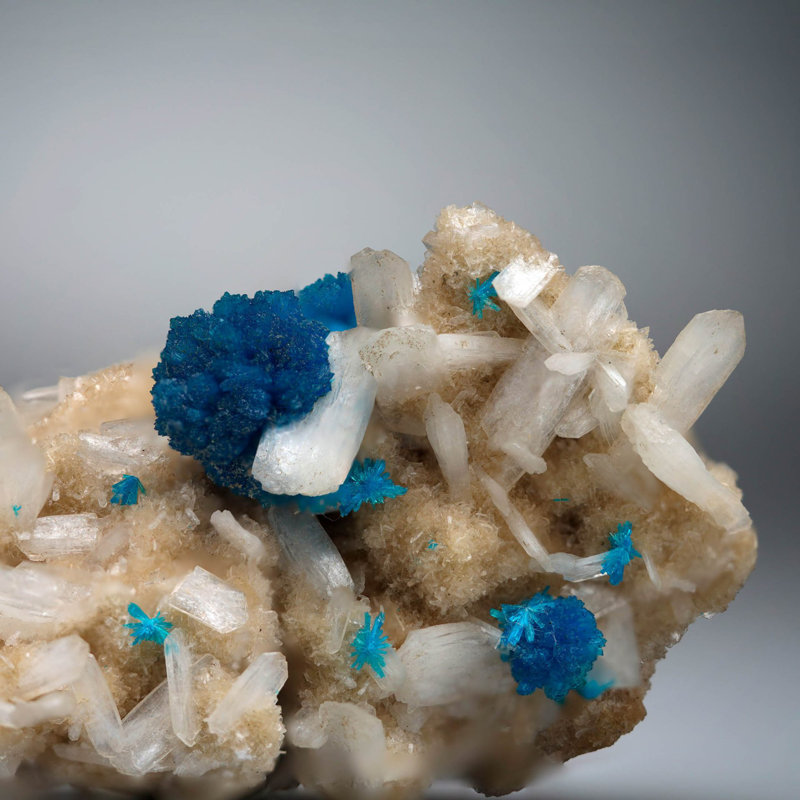 Cavansite et Stilbite des carrières de Wagholi