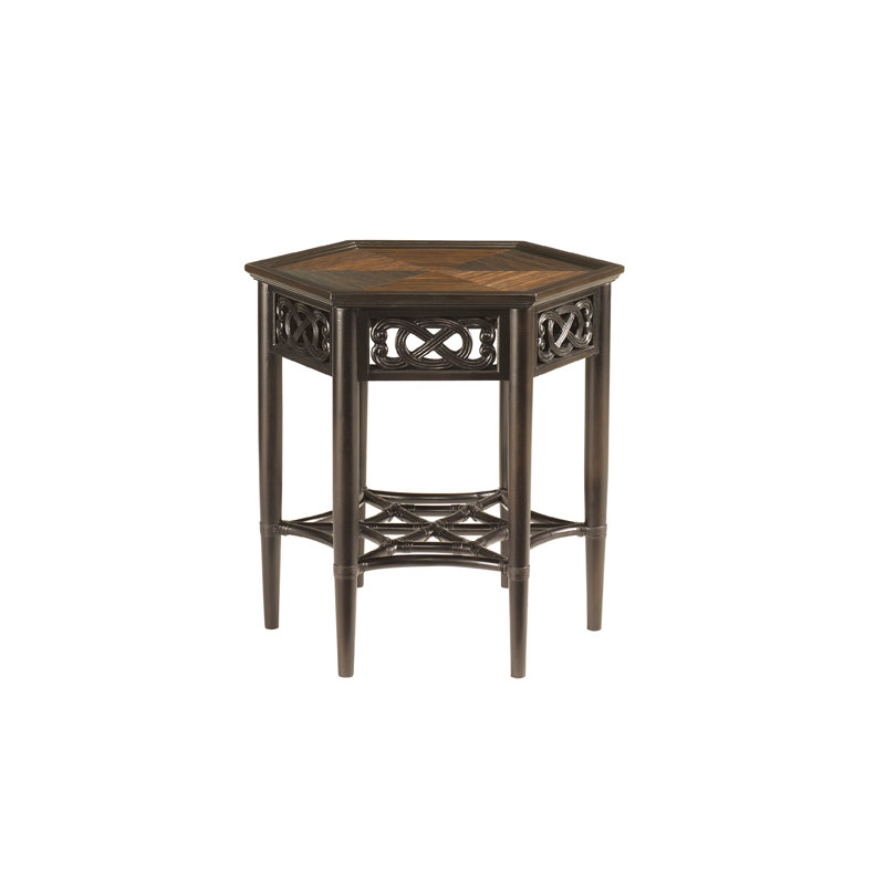 Royal Kahala Sugar And Lace Dining Table with Glass Top, 54" W x 54" L
