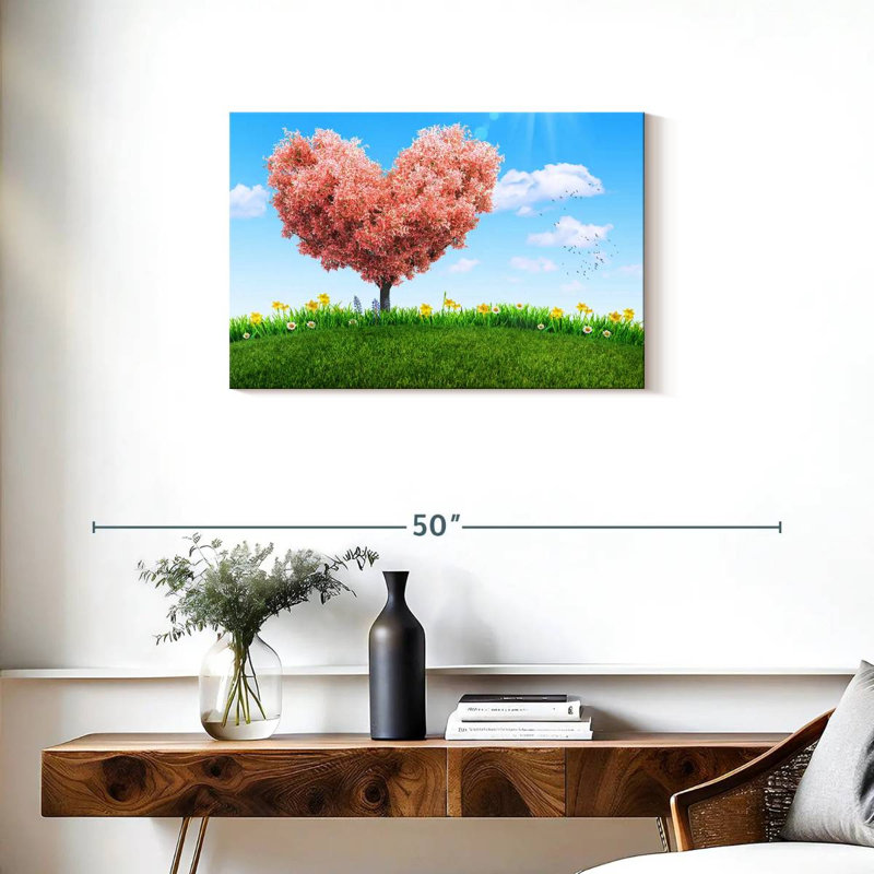 Hardie Spring Heart Tree, 20" H x 30" W