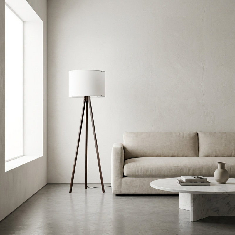 Lampe sur pied trépied Hayden
