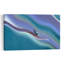 Affiche murale abstraite minimaliste « Fly Fly Blue Swirl »-1041792893