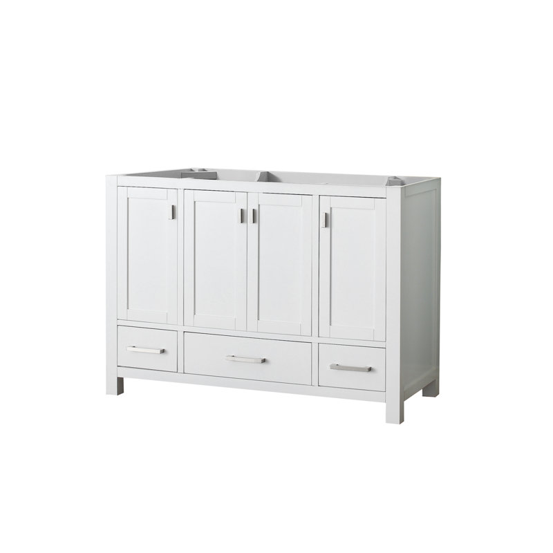 Modero 48'' W Single Bathroom Vanity Base, White