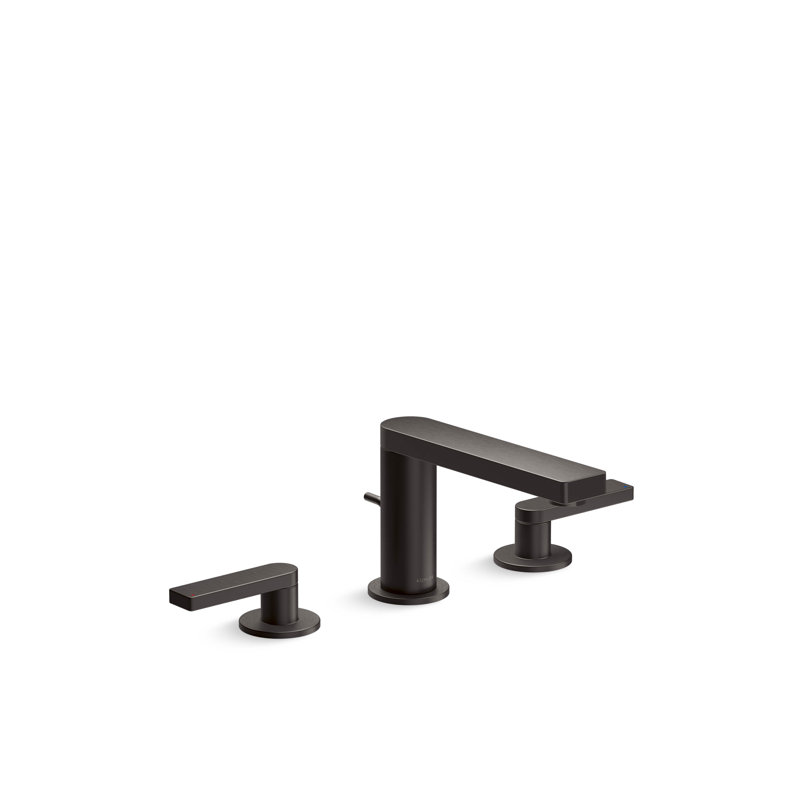 Composed Widespread Bathroom Sink Faucet With Lever Handles, 1.2 Gpm