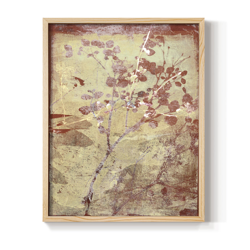 Reproduction encadrée sans cadre IV - bois massif, H 11 po x l 9 po, Naturel