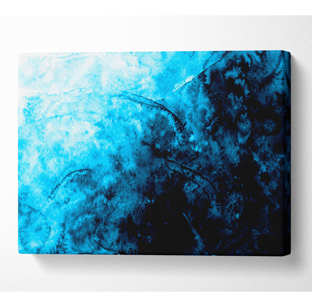 Blauer Sturm - Kunstdrucke auf Leinwand - Wrapped Canvas