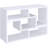 Velma Modern TV Stand And Bookshelf With Wood Finish, Multipurpose Storage Solution For Living Room