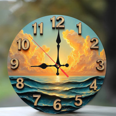 Horloge murale Ocean Sunset