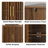 Walnut 31.5" W Sideboard Buffet Cabinet With Storage