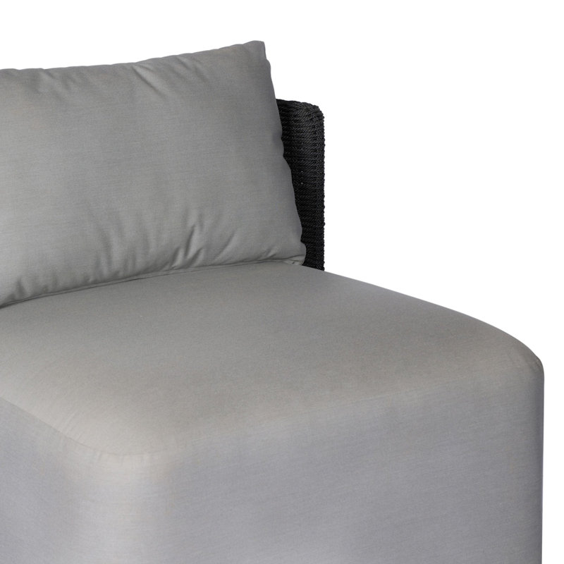 Somers Outdoor Swivel Lounge Chair, Arashi Grey