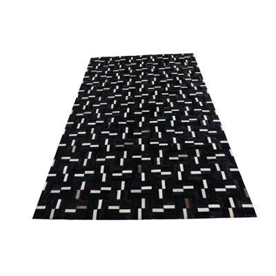 Tapis noir Juliana