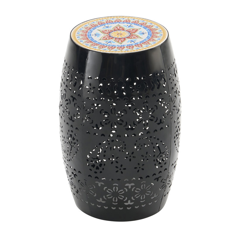 RUBY12" SIDE TABLE -BLACK