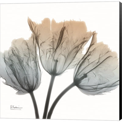 Décoration murale tulipes terreuses
