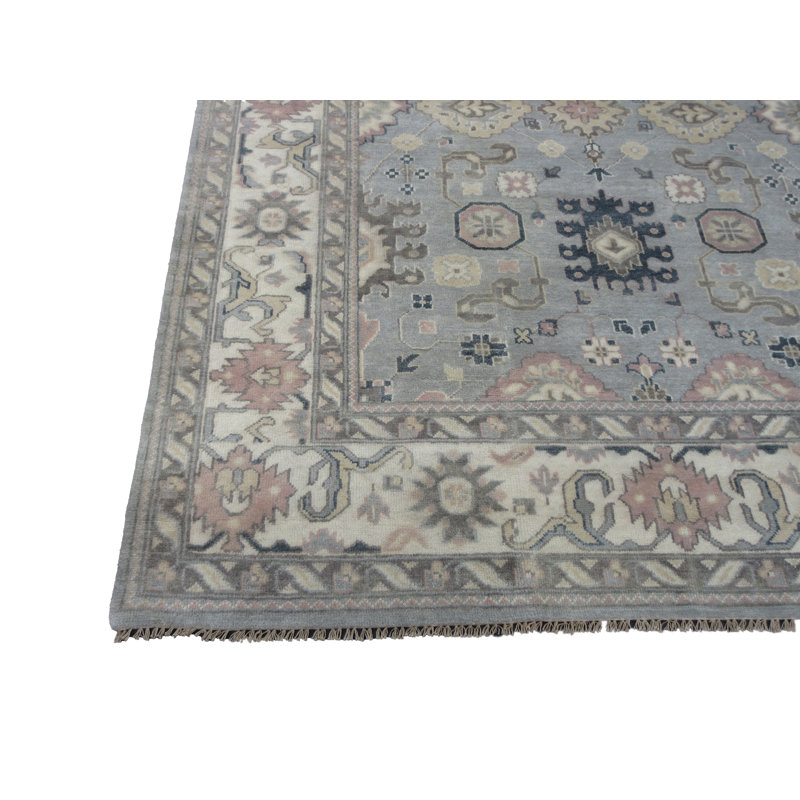 Tapis gris Oushak 9 x 12