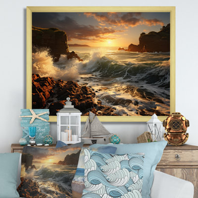 «Berislava Rocky Beach Elemental Encounter», reproduction sur toile