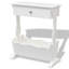 Ayleen Wood Free Standing Magazine Rack