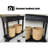 Black Solid Wood Rectangular Console Table-537317224