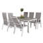 Faiyaz 6 - Person Patio Dining Set with Extendable Rectangular Table