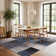 Damarus Geometric Blue/Ivory/Gray Area Rug