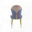 Chaise d'appoint en tissu au design élégant
