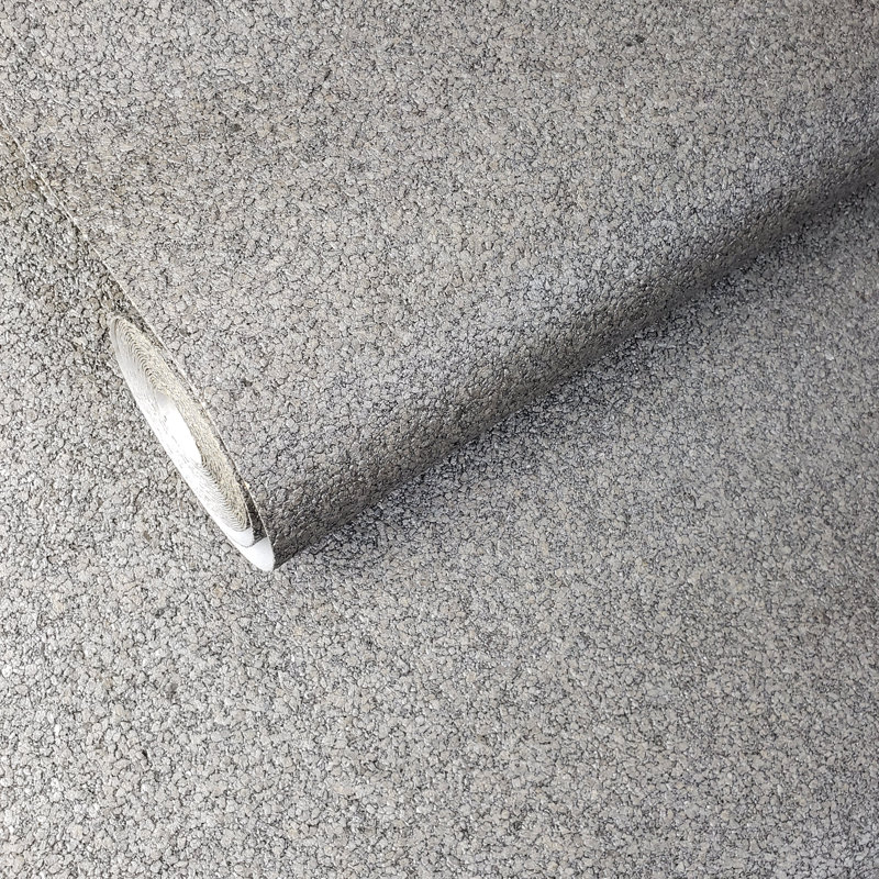 Papier peint mica naturel Gardiner, Gris / Argent