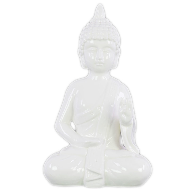 Tincher Ceramic / Porcelain Decorative Object, Gloss White