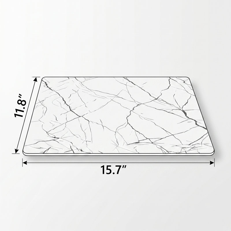 Grande planche à découper en verre trempé