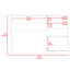 Bureau d'ordinateur 3 tiroirs, une tablette