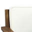 Fauteuil club d'extérieur simple, fauteuil de patio en bois
