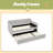 Twin Size Upholstery Daybed With Twin Size Pop-Up Trundle And USB Charging Design