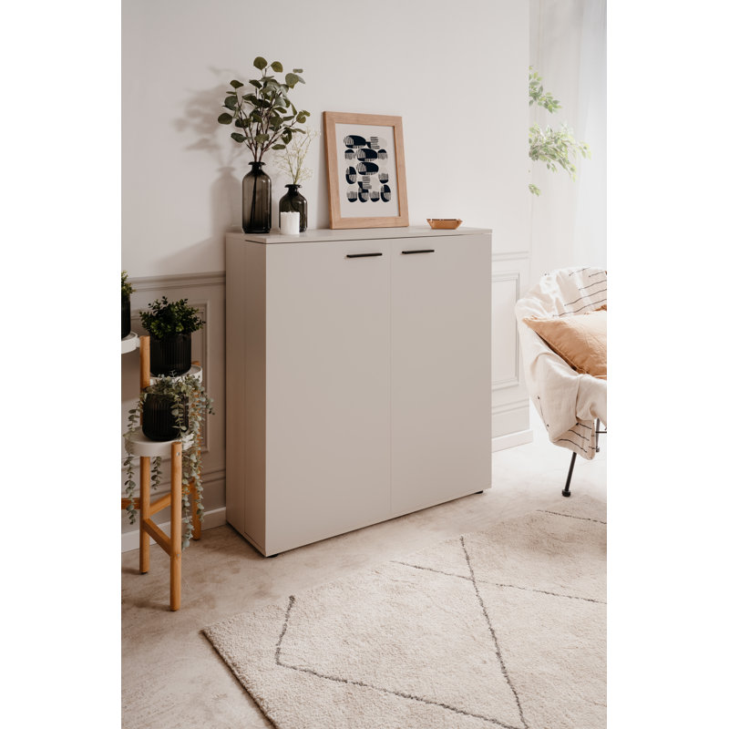 24 Pair Shoe Storage Cabinet, in Grey