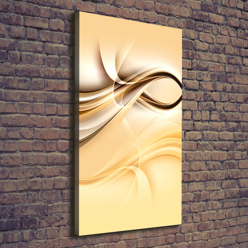 Wave Abstraction - Wrapped Canvas Print