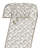 Gold And Faux Crystal Swirling Wall Sconce