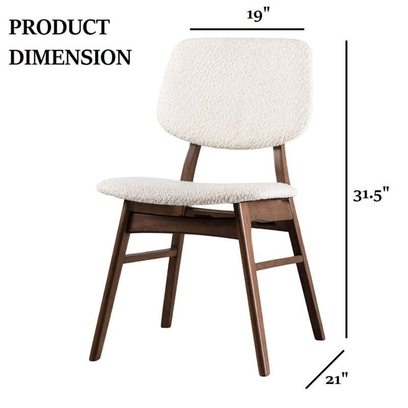 Chaise de salle à manger 2Pc
