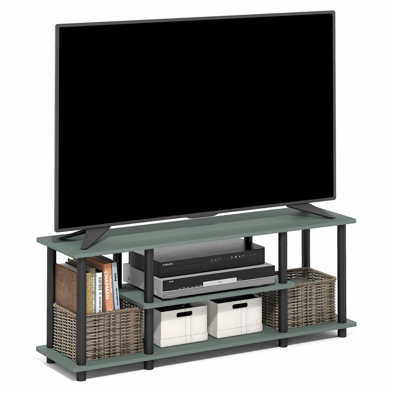 Orhideea 43.8'' W Storage Credenza, Sage Green/Black