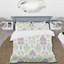 Ensemble de housse de couette damassé vert mauve pastel Dream - Country-109146551