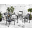 Zaina Stacking Patio Dining Armchair with Cushion
