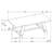 Rectangular Trestle Base Dining Table